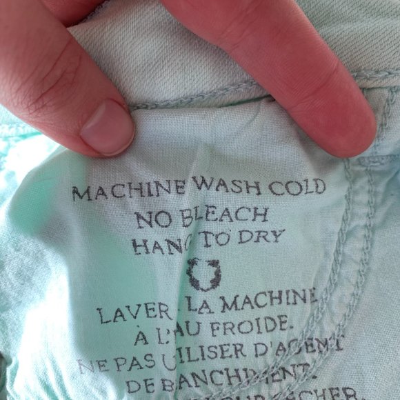 TALULA Denim Shorts - Teal Mint - Picture 6 of 7